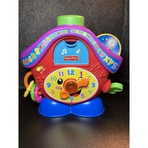 Fisher Price Laugh & Learn Peek-A-Boo Cuckoo Clock Light-Up **Tested And Works**